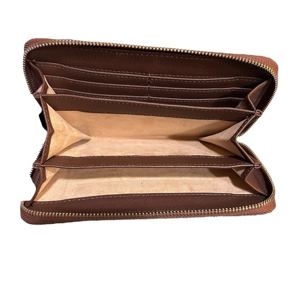 Doghaus Dog Silhouette Gold Brown‎ Wallet Wristlet - Picture 3 of 4